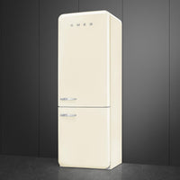 Smeg-Beige-Bottom Freezer FAB38URCR