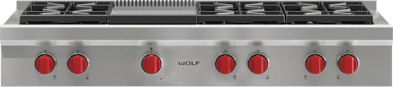 Wolf-Stainless Steel-Gas SRT486G