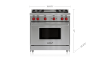 Wolf-Stainless Steel-Gas GR364G