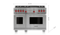 Wolf-Stainless Steel-Dual Fuel DF486C