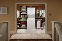 Frigidaire-White-Stacked Washer/Dryer FLCE752CAW