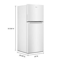 Whirlpool 24", 11.6cu.ft. Small Space Top-Freezer Refrigerator - WRT312CZJW