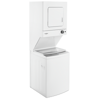 Whirlpool-White-Stacked Washer/Dryer-YWET4024HW